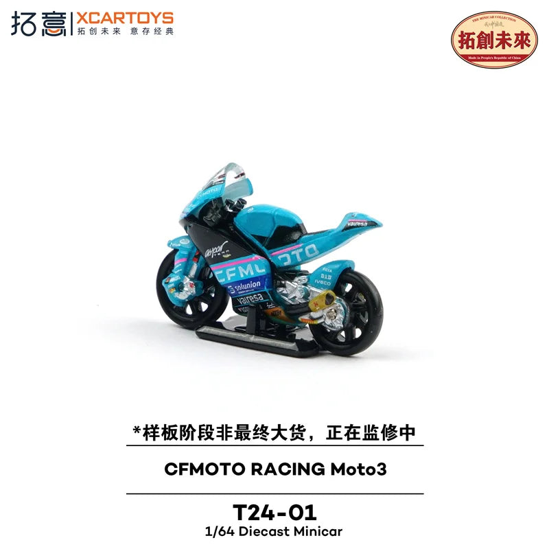 Xcartoys 1:64 CFMOTO RACING Moto3 set Diecast Model Car