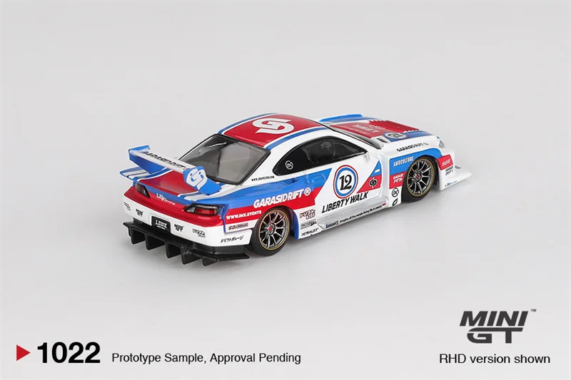 [PreSale] MINI GT 1:64 LB-Super Silhouette S15 SILVIA GARASIDRIFT x LBWK Diecast Model Car
