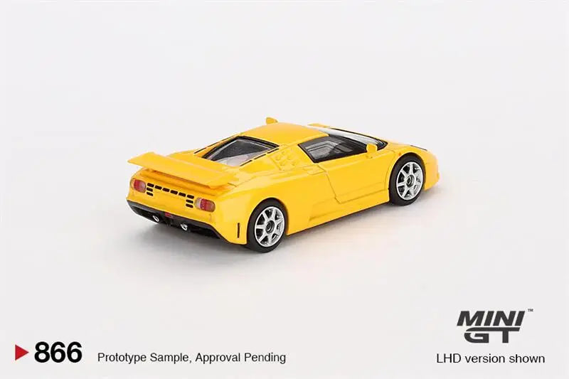 **Pre-Order** MINI GT 1:64 EB110 Super Sport Giallo Bugatti Yellow LHD Diecast Model Car