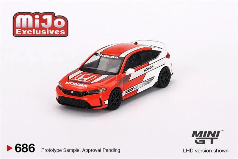 **Pre-order** MINI GT Mijo Exclusives 1:64 Ford GT Honda Civic Huracán GT3 911 Carrera RS 2.7 LHD Model Car
