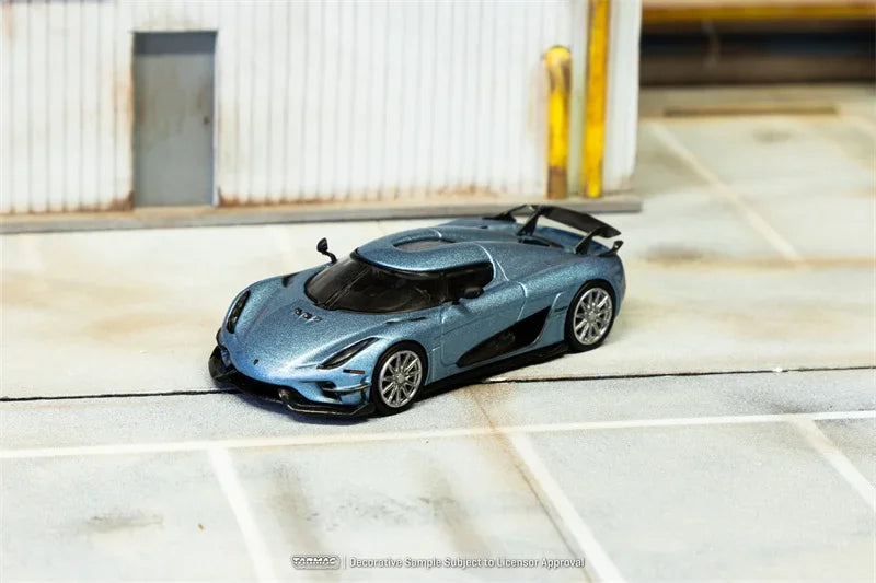 **Pre-Order** Tarmac Works 1:64 Regera Light Blue Metallic Diecast Model Car