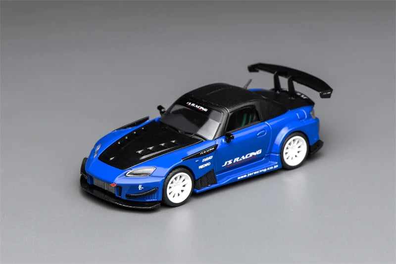 PreSale MOTORHELIX 1:64 S2000 J'S RACING Apex Pearl Blue Diecast Collector's Vehicle Model Car M65152 for adults