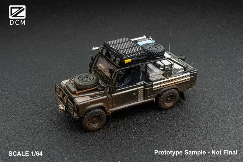 DCM 1:64 Defender muddy version Diecast Model Car