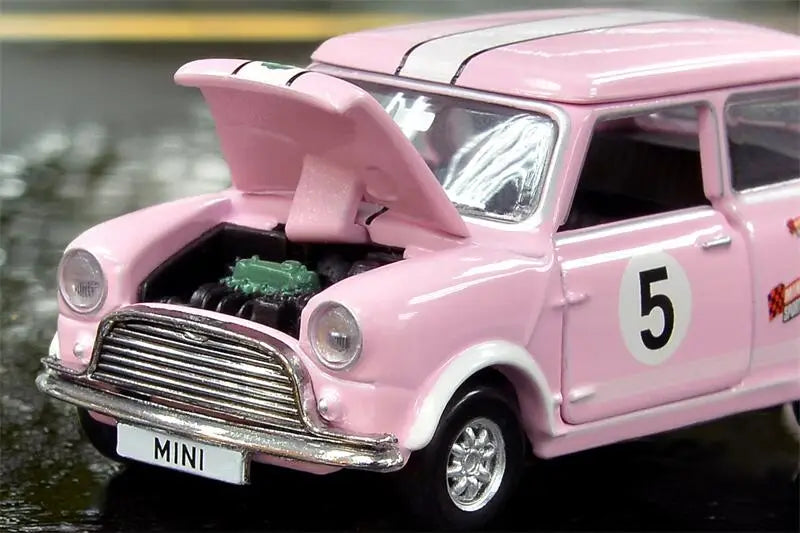 Tiny 1:50 Mini Cooper Mk 1 Pink Diecast Model Car