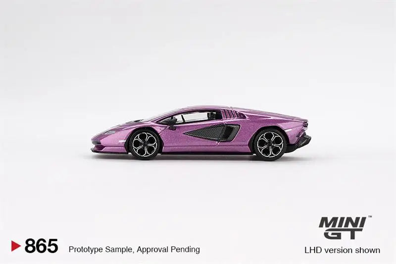 **Pre-Order** MINI GT 1:64 Countach LPI 800-4 Viola 30th Purple LHD Diecast Model Car