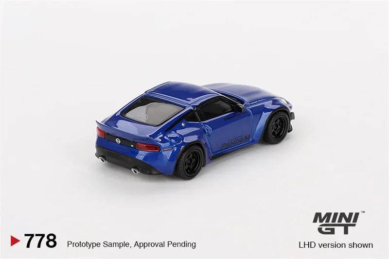 **Pre-Order** MINI GT 1:64 Z Pandem Seiran Blue LHD Diecast Model Car