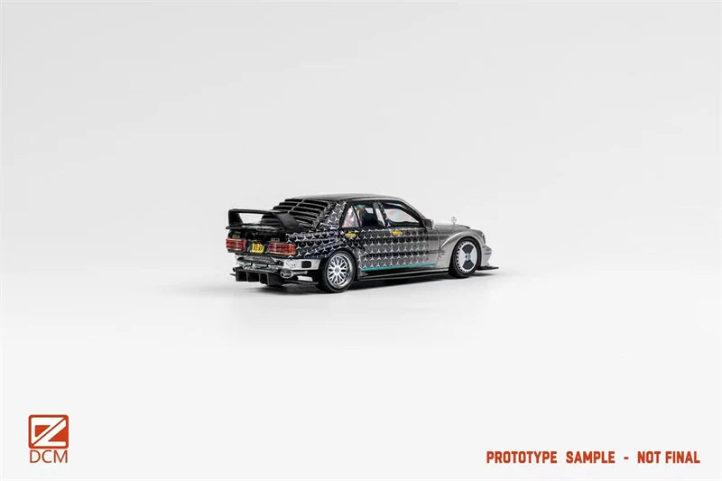 DCM 1:64 190E Star Silver Diecast Model Car