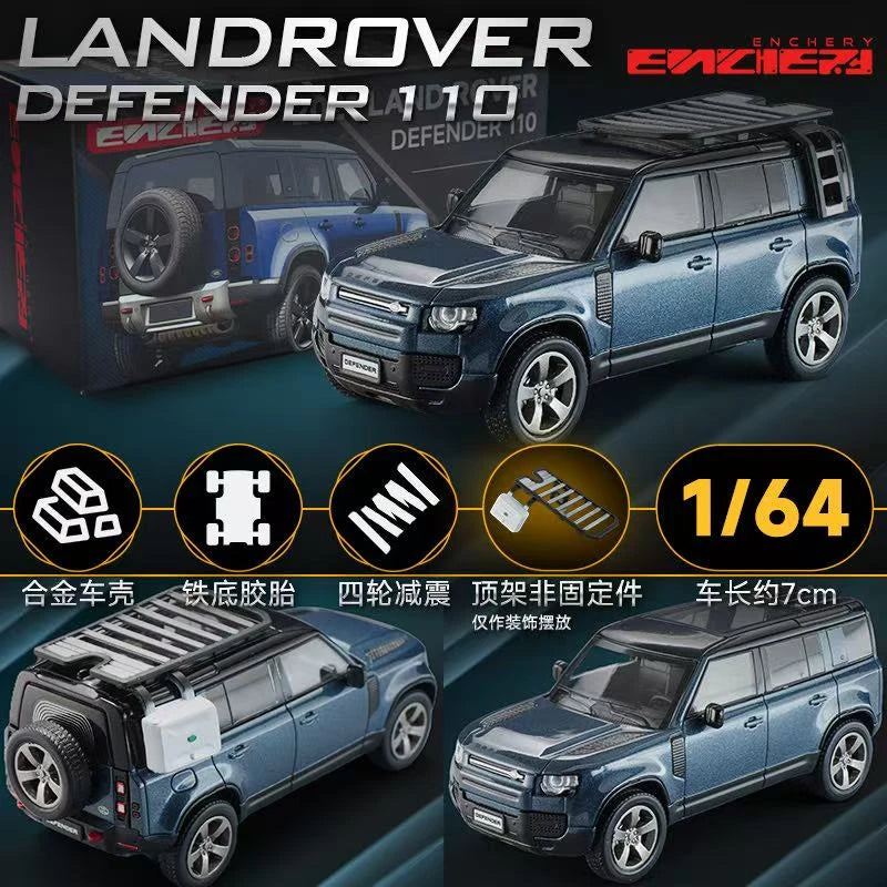 ENCHERY 1:64 LandRover Defender 110 / Range Rover Diecast Model Car