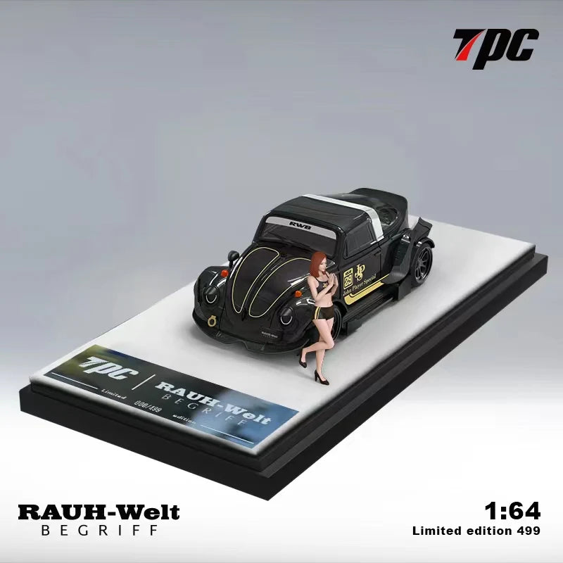 TPC 1:64 RWB Beetle JPS Black Gold limited499 Diecast Model Cars