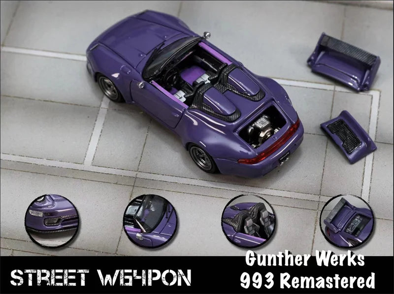 SW 1:64 GW Gunther Werks 991 Remastered Limited 500 Diecast Model Car