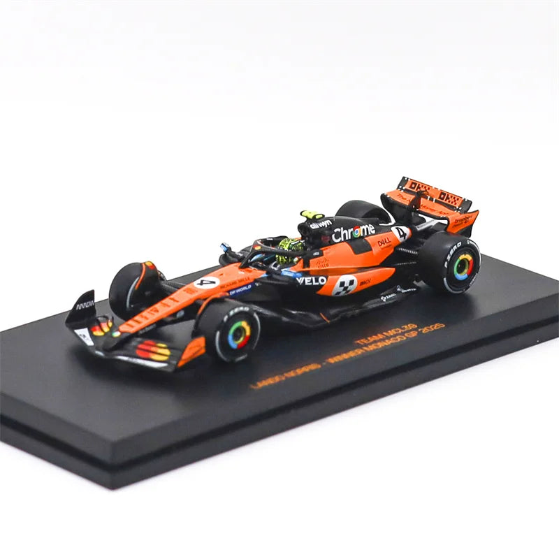 MINICHAMPS 1:64 MCL39 TEAM MONACO GP 2025 Die-Cast Car Model Miniature Gifts