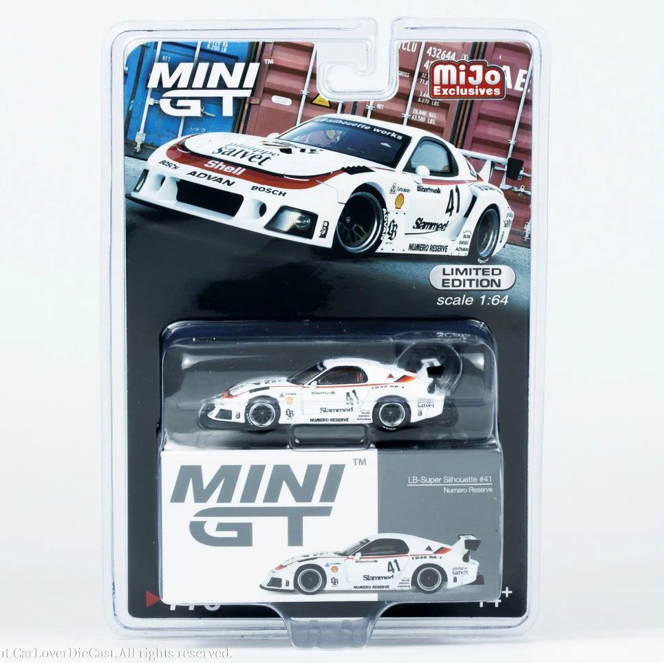 Blister BL -MINI GT 1:64 SuperGT 007 GTR #33 LB S15 35RR KUMA SEMA RX7 Diecast Model Car