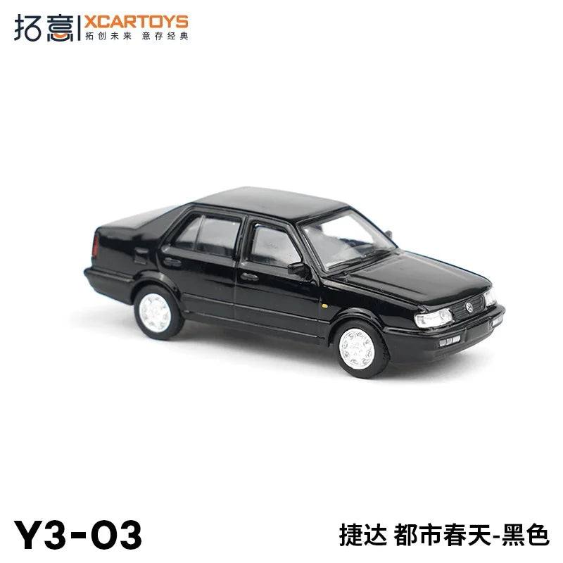 XCARTOYS 1:64 Jetta Urban Spring Black Diecast Model Car