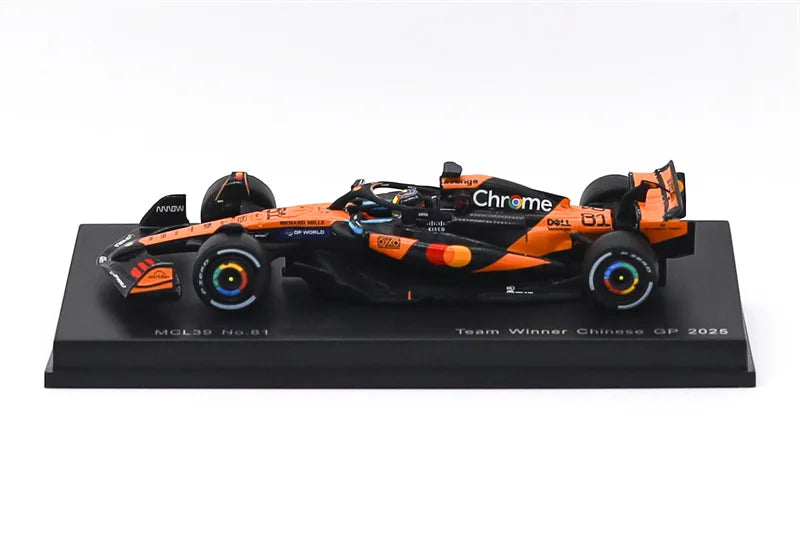 Spark 1:64 McL39 Team Winner Chinese / Australian GP 2025 Die-Cast Car Model Miniature