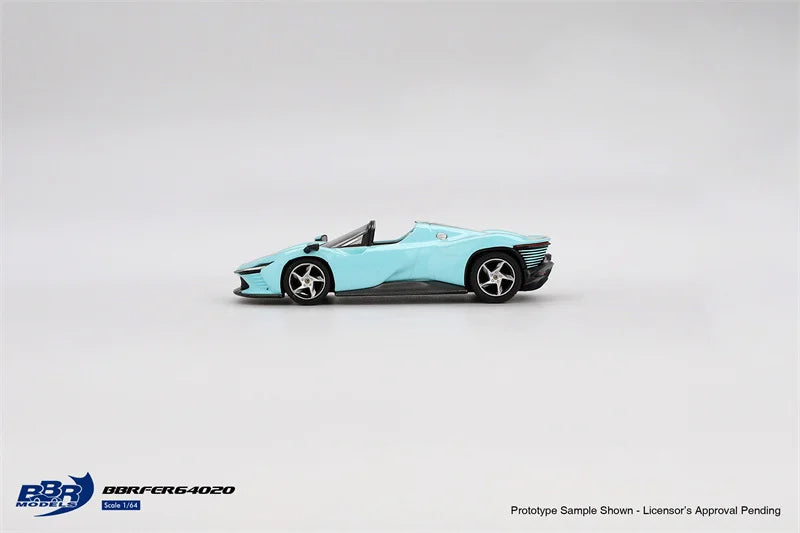 PreSale BBR 1:64 Daytona SP3 Light Blue Collection Miniature DieCast Model Car
