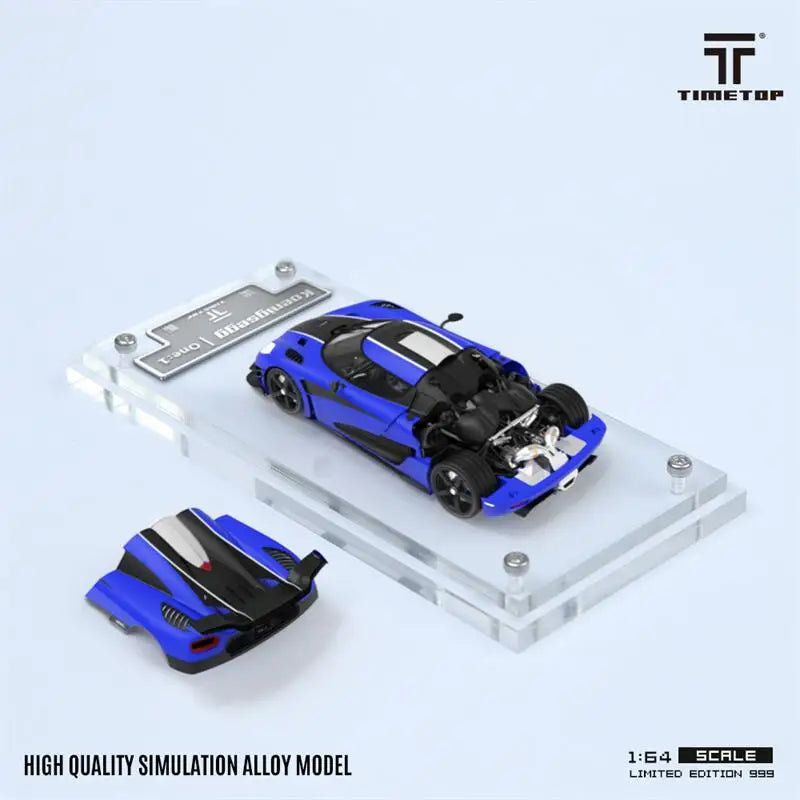 TimeTop 1:64 Koenigsegg one1 limited999 Diecast Model Car