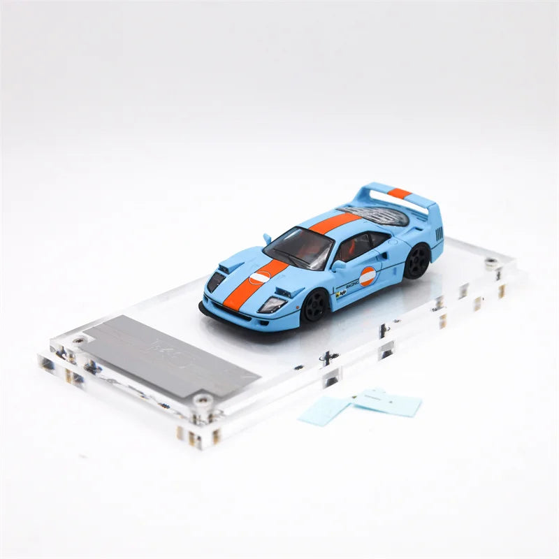 Findclassically 1:64 F40 Blue limited500 Diecast Model Car