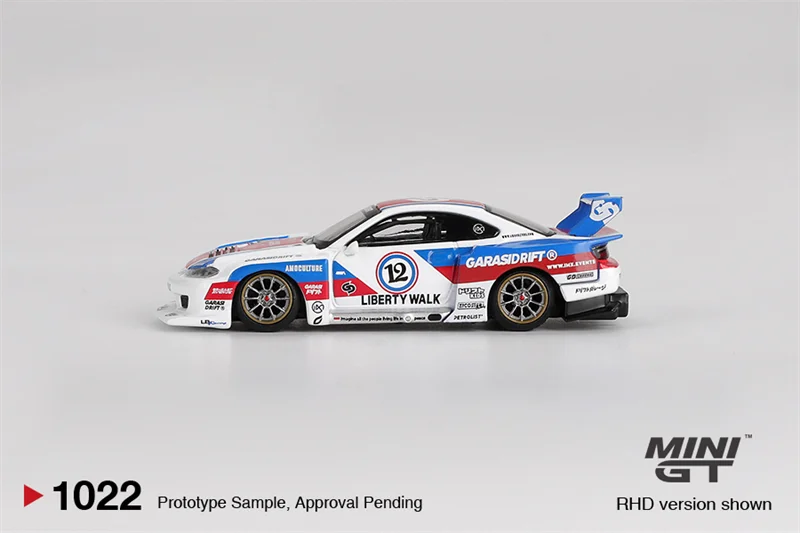 [PreSale] MINI GT 1:64 LB-Super Silhouette S15 SILVIA GARASIDRIFT x LBWK Diecast Model Car