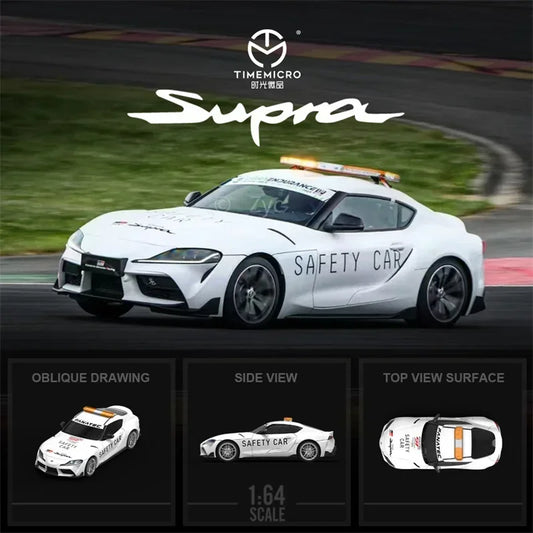 Time Micro 1:64 Supra A90 Safety car Limited999 Diecast Model Car
