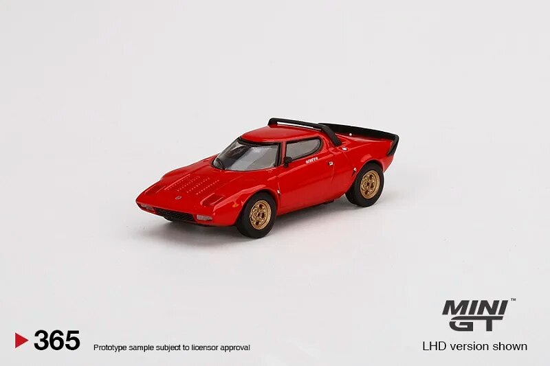 Tarmac work MINI GT GCD 1:64 Lancia Stratos Delta HF Integrale 037 Rally Transport Vehicle Figurine Model Car