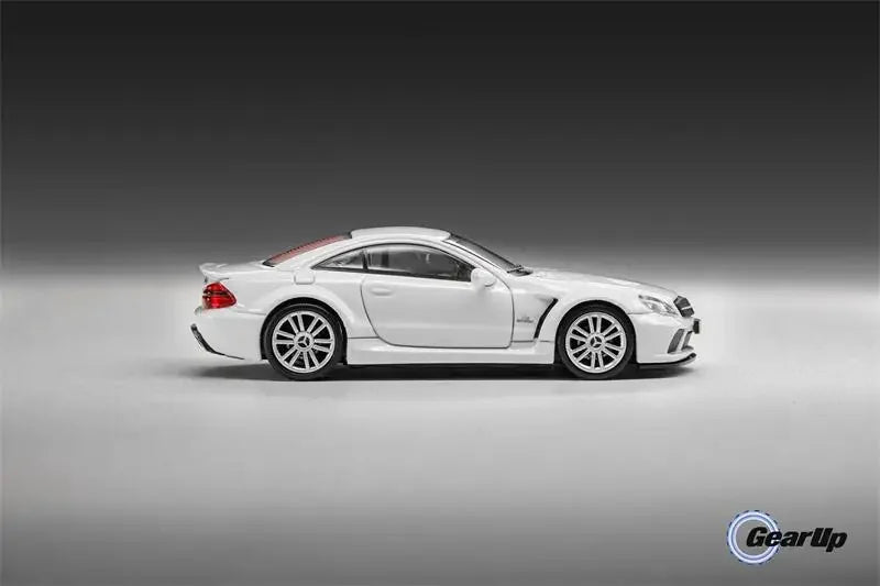 Gear Up Models/GUM 1:64 SL65 Black Series SL class 5 R230 2008 6.0L V12 Die-Cast Car Model Collection Miniature