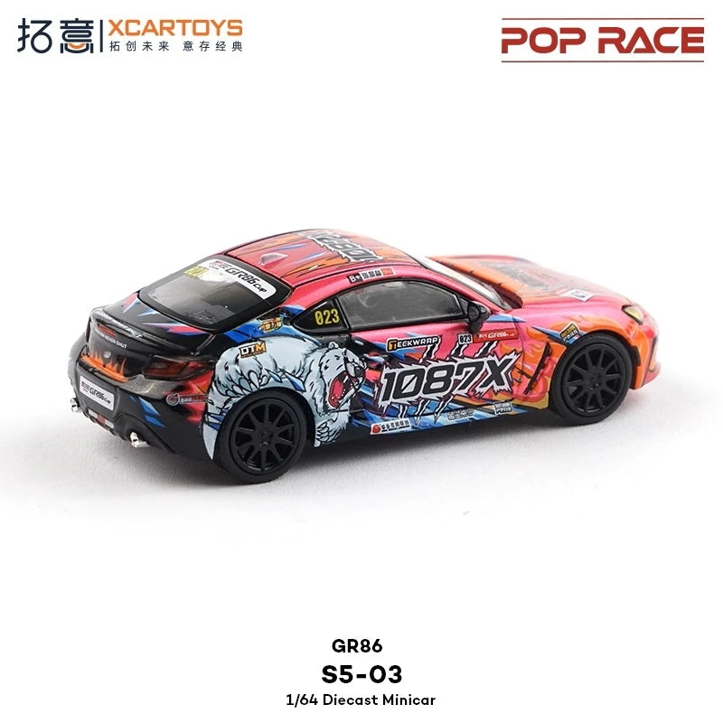 Xcartoys 1:64 GR86 GAZOO Racing Cup 2025 1087X Diecast Model Car