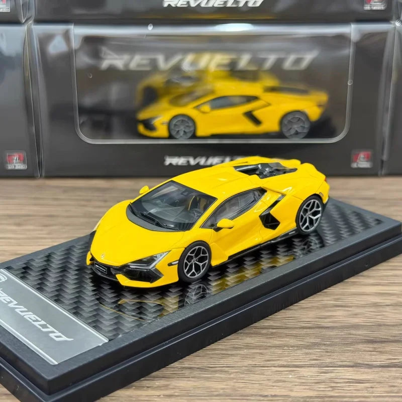 LCD 1:64 Revuelto SuperCar Blue/Yellow/Purple Diecast Model Car
