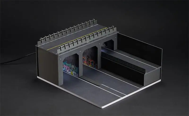 You N Car 1:64 Highway culverts scene Diorama
