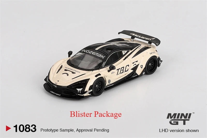 [PreSale] MINI GT 1:64 LBWK B-Works 720S L The Boring Concept T.B.C. 1083 Diecast Model Car