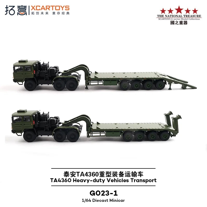 XCarToys 1:64 TA4360 Heavy Duty Vehicles Transport Diecast Model Car