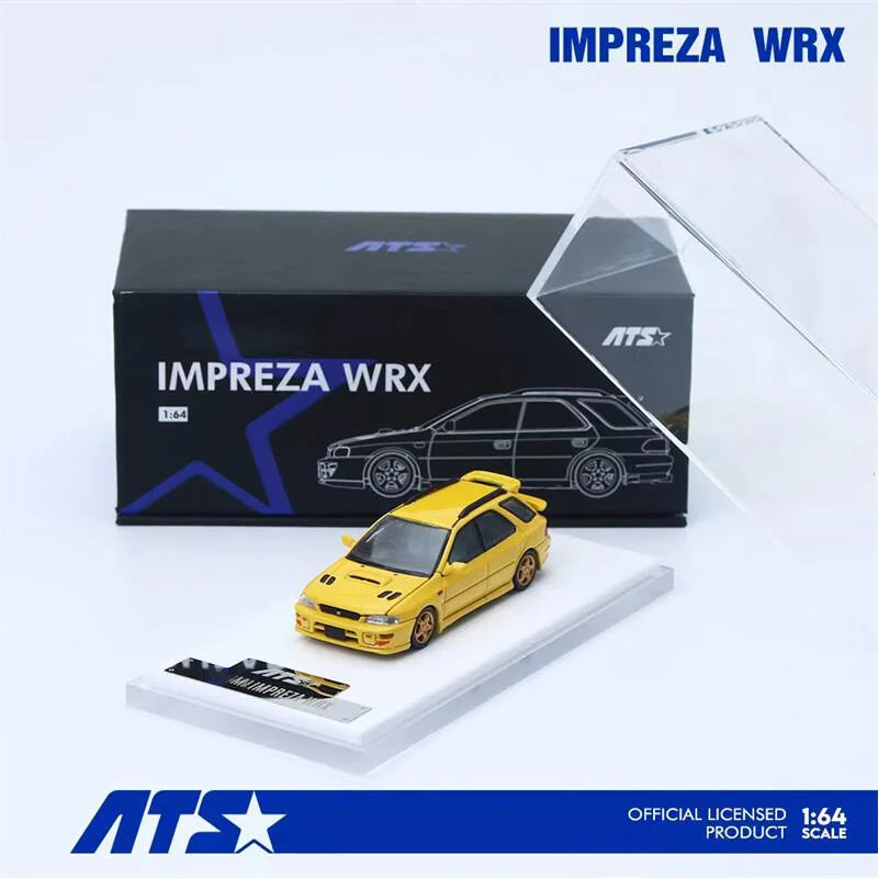 ATS 1:64 WRX IMPREZA Die-Cast Car Model Miniature Gifts