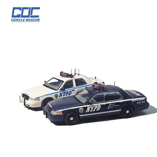 GOC 1:64 Crown Victoria Police Diecast Model Car