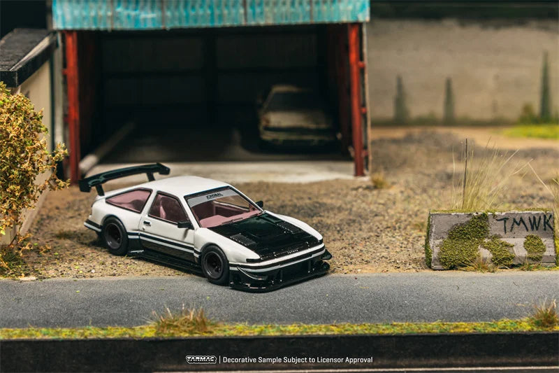 Tarmac Works 1:64 Sprinter Trueno AE86 Widebody by Jon Sibal Diecast Model Car
