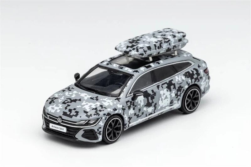 **Pre-Order** GCD 1:64 Arteon R /CC Shooting Brake Grayscale Camouflage LHD Diecast Model Car