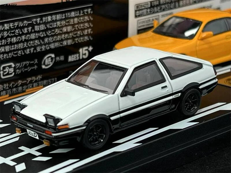 Pre-Order** Modeler's 1:64 Vol.19 Initial D set AE86 White + S14