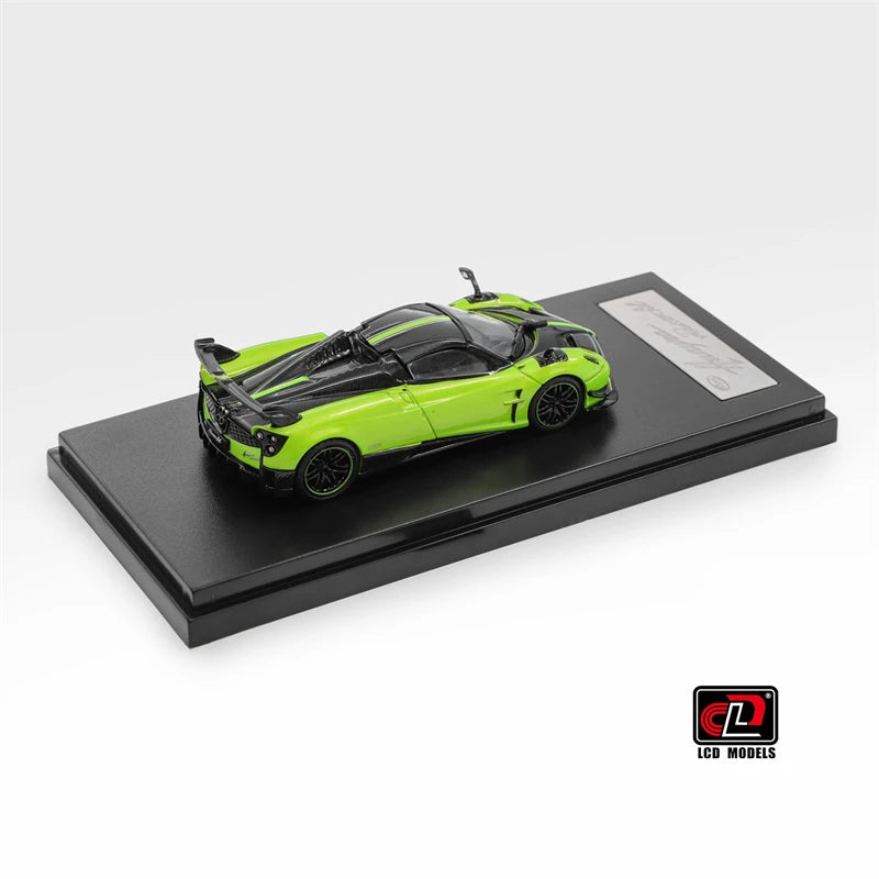 LCD 1:64 Pagani Huyara Roadster BC AppleGreen Diecast Model Car