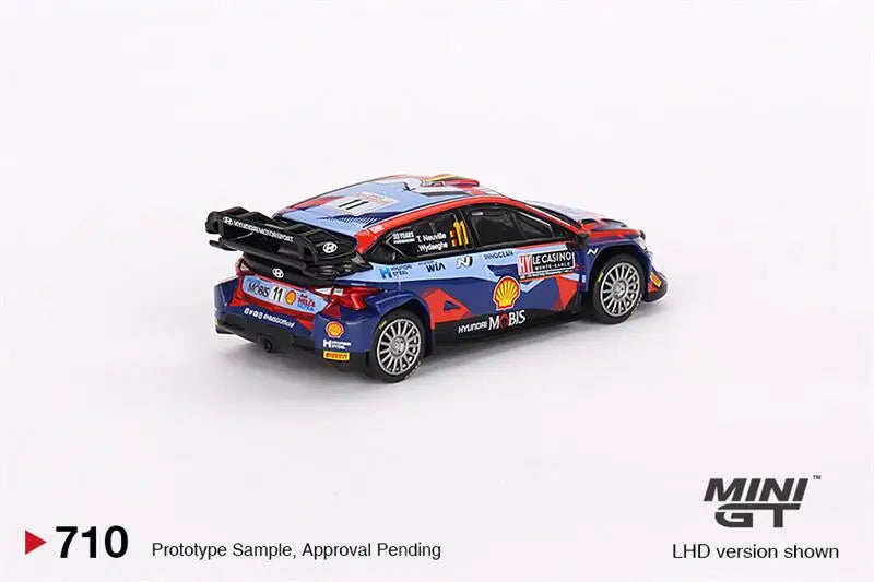 MINI GT Mijo Exclusives 1:64 Hyundai i20 N Rally1 2023 Rally LHD Diecast Model Car
