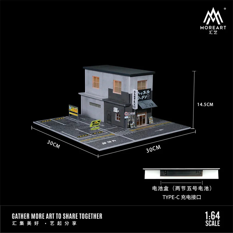 MoreArt 1:64 RAMEN RESTAURANT SCENE MODEL Diorama