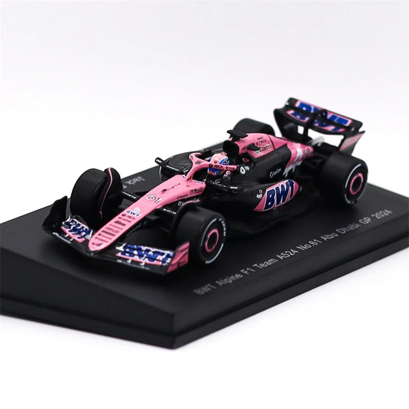 Spark 1:64 Alpine Team BWT A524 No.61 Jack Doohan Abu Dhabi GP 2024 Die-Cast Car Model Miniature Gifts