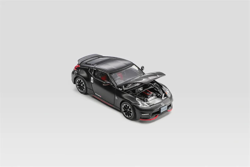 Fuji-Model 1:64 FairladyZ Z34 370z Black / Purple / Pink Diecast Model Car