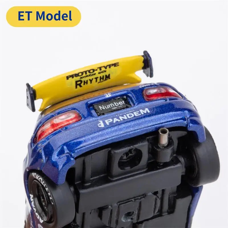 [PreSale] ET Model x Model Collect 1:64 Pandem EG6 Mk5 Rocket Bunny Sunoco Blue Diecast Model Car