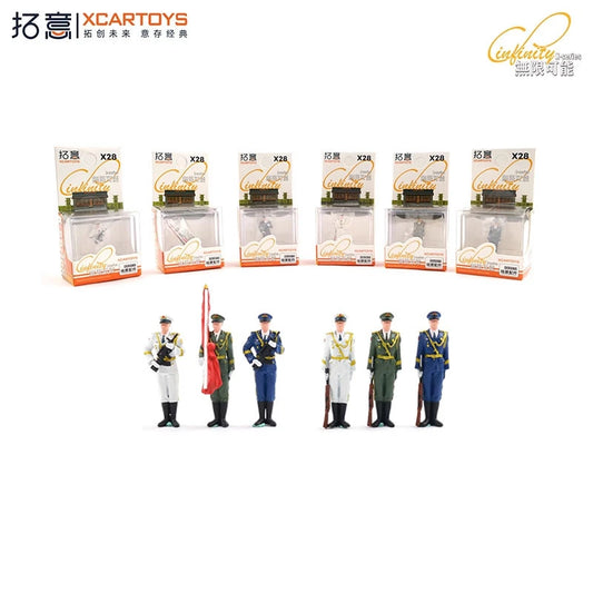 Xcartoys 1:64 Tri-Service Honor Guard figure set