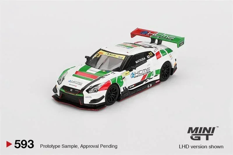 blister box - MINI GT 1:64 GT-R NISMO GT3 #23 KCMG 2018 LHD Diecast Model Car