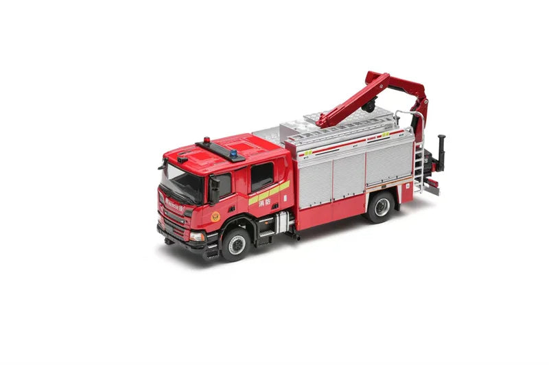 MASDI 1:64 fire engine Emergency rescue Die-Cast Car Model Miniature Gifts