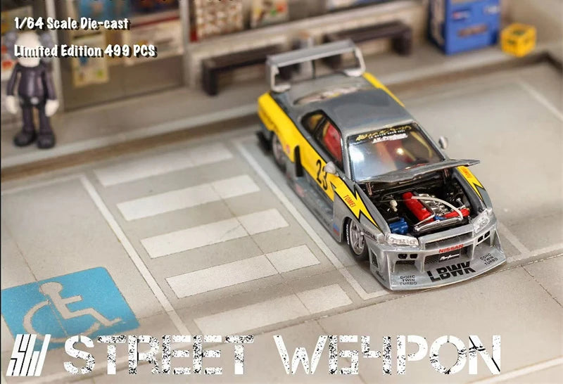 SW 1:64 LBWK LB ER34 #23 Flash Raw Collection Miniature DieCast Model Car