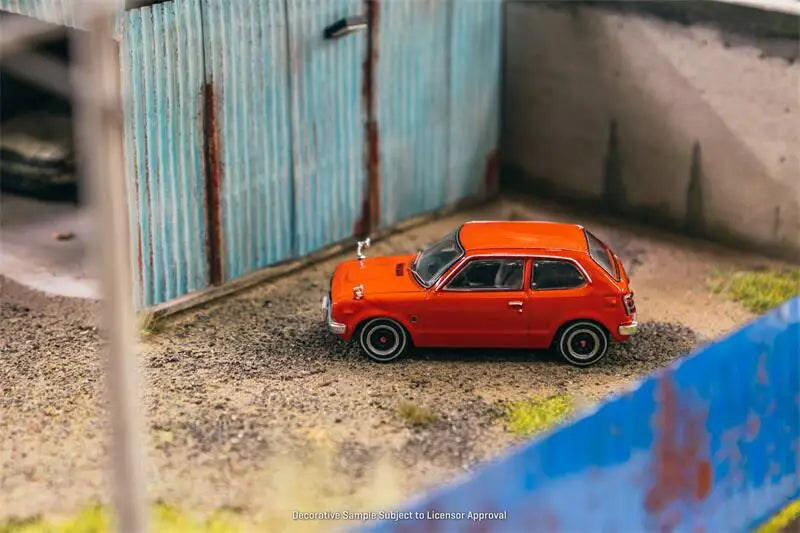 Tarmac Works 1:64 Honda Civic (SB1) Orange Diecast Model Car