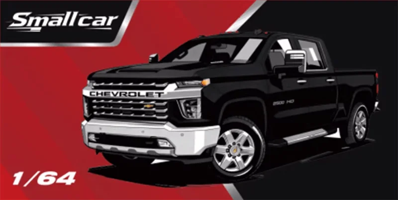 Smallcar 1:64 Silverado 2500 HD Pickup Truck Diecast Model Car