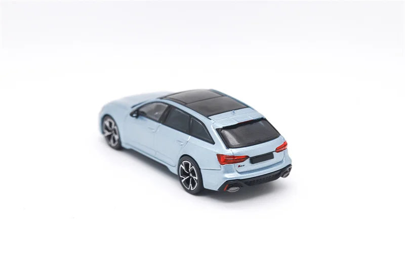 MASDI 1:64 RS6 Avant Ice  Blue Diecast Model Car