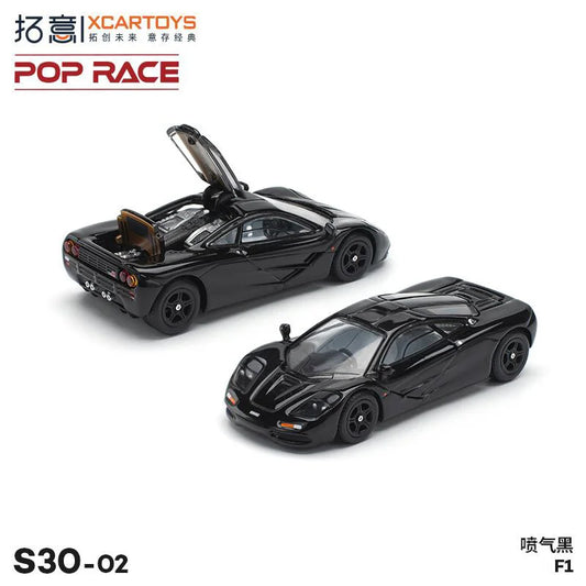 [PreSale] Xcartoys x POP RACE 1:64 F1 Jet Black Diecast Model Car