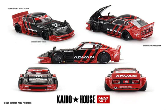 Kaido House x MINI GT 1:64 Fairlady Z Kaido GT ADVAN Diecast Model Car